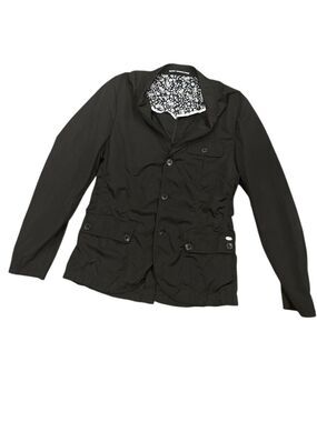 SAWYER + HENDRICKS M navy tailored lightweight jacket 3 out pockets/1 inside